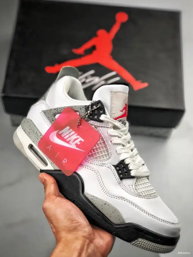 Reps TBK Jordan Air Cement (nike) White 840606-192 OG 4 0505